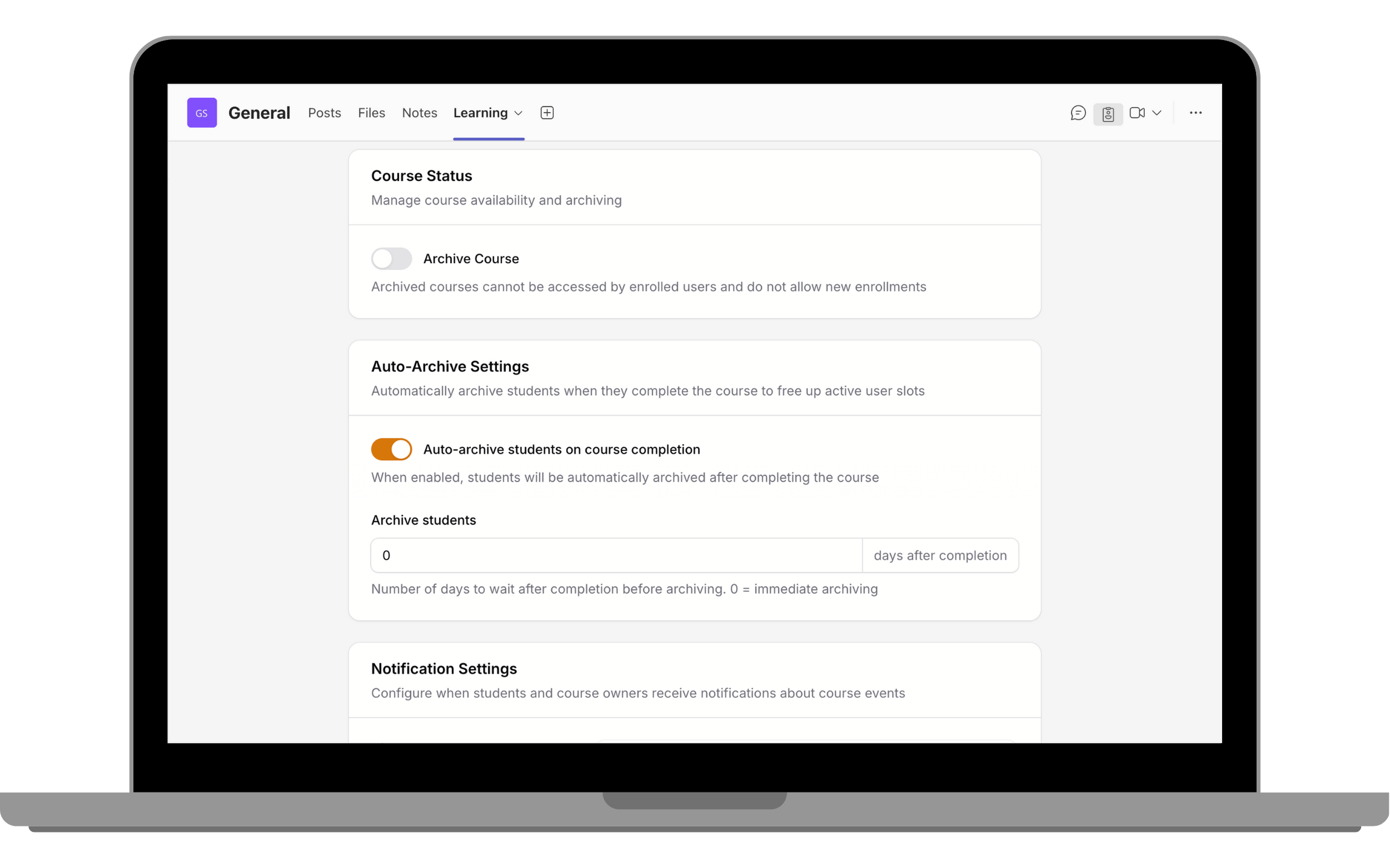 Auto-Archive Settings