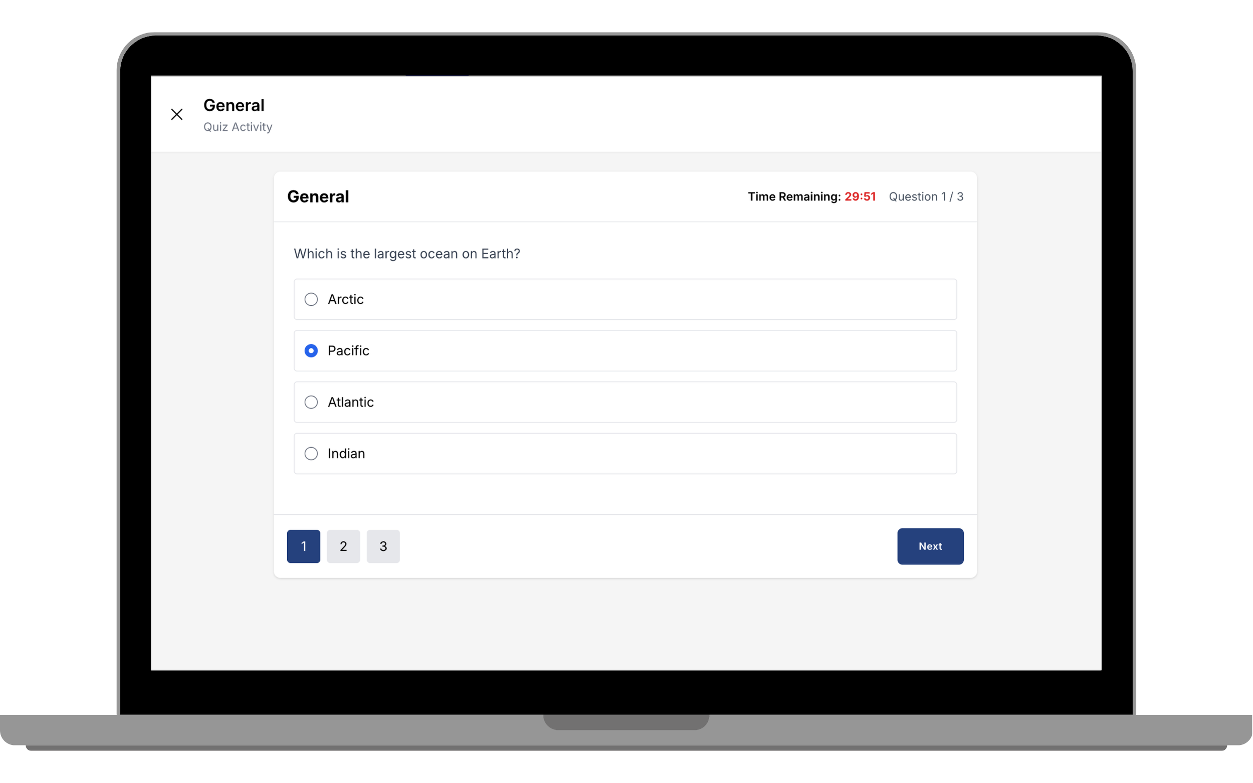 Quiz Activity Overview