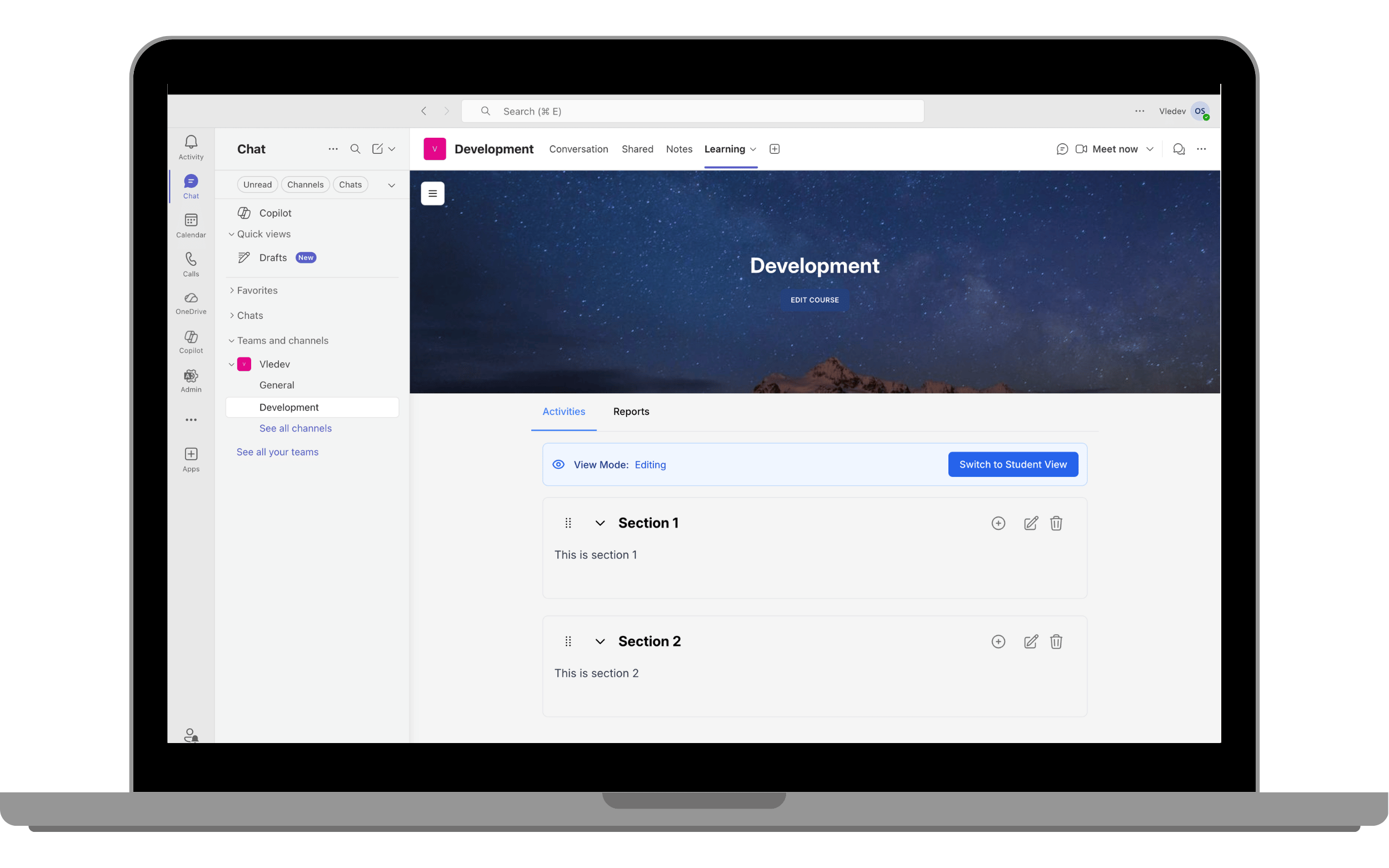 The tab will appear in the channel and be accessible to members.